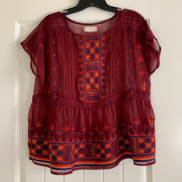 Altar'd State Tops - Altar’d State Embroidered Shirt